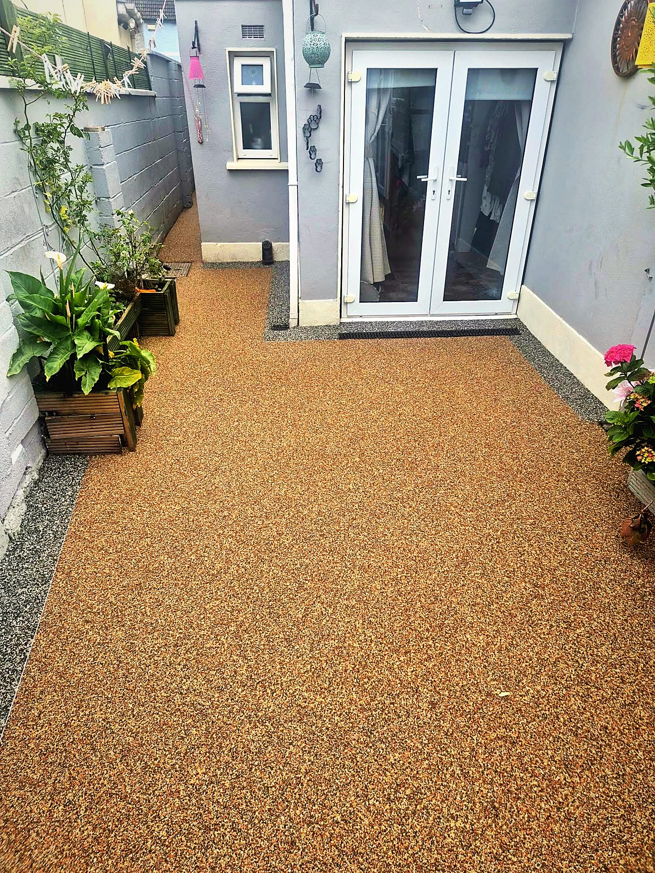 Resin-bound side path